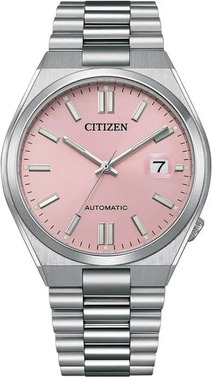 Buy Shop Citizen x Pantone Automatic Dreamy Pink Dial Silver Steel Strap Watch For Men - NJ0158-89X USA Online