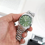 Buy Shop Citizen x Pantone Automatic Peaceful Green Dial Silver Steel Strap Watch For Men - NJ0158-89Z USA Online