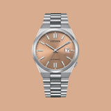 Buy Shop Citizen x Pantone Automatic Warm Sand Dial Silver Steel Strap Watch For Men - NJ0158-89Y USA Online