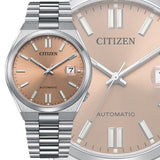 Buy Shop Citizen x Pantone Automatic Warm Sand Dial Silver Steel Strap Watch For Men - NJ0158-89Y USA Online
