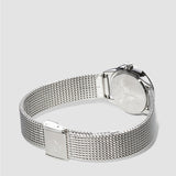 Buy Shop Calvin Klein Minimal White Dial Silver Mesh Bracelet Watch for Women - K3M2312Y USA Online