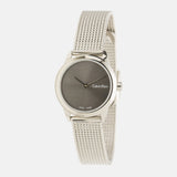 Buy Shop Calvin Klein Minimal Grey Dial Silver Mesh Bracelet Watch for Women - K3M231Y3 USA Online