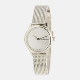 Buy Shop Calvin Klein Minimal White Dial Silver Mesh Bracelet Watch for Women - K3M231Y6 USA Online