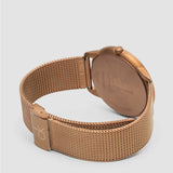 Buy Shop Calvin Klein Minimal Quartz Pink Gold Dial Pink Gold Mesh Bracelet Watch for Men - K3M11TFK USA Online