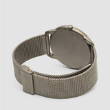 Buy Shop Calvin Klein Minimal Grey Dial Grey Mesh Bracelet Watch for Men - K3M517P4 USA Online