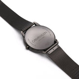 Buy Shop Calvin Klein Minimal Black Dial Black Mesh Bracelet Watch for Men - K3M21421 USA Online