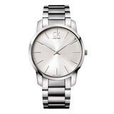 Buy Shop Calvin Klein City Silver Dial Silver Steel Strap Watch for Men - K2G21126 USA Online