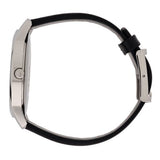 Buy Shop Calvin Klein City White Dial Black Leather Strap Watch for Men - K2G2G1CD USA Online