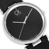 Buy Shop Calvin Klein Sight Black Dial Black Leather Strap Watch for Men - K1S21102 USA Online