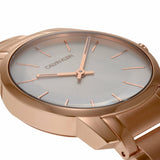 Buy Shop Calvin Klein City White Mother of Pearl Dial Rose Gold Steel Strap Watch for Women - K2G23646 USA Online