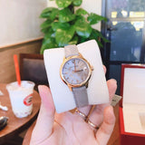 Buy Shop Burberry The Classic Quartz Grey Dial Grey Leather Strap Watch For Women - BU10119 USA Online