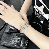 Buy Shop Burberry The Classic Quartz Grey Dial Grey Leather Strap Watch For Women - BU10119 USA Online