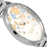 Coach Perry Quartz Silver Dial Brown Leather Strap Watch for Women - 14503326