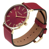 Buy Shop Coach Perry Red Dial Red Leather Strap Watch for Women - 14503852 USA Online