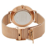 Coach Charles Black Dial Rose Gold Mesh Bracelet Watch for Men - 14602552