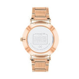 Buy Shop Coach Perry White Dial Rose Gold Steel Strap Watch for Women - 14503708 USA Online