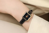 Buy Shop Coach Black Square Dial Black Leather Strap Watch for Women - 14503695 USA Online