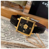 Buy Shop Coach Black Square Dial Black Leather Strap Watch for Women - 14503695 USA Online