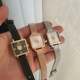 Buy Shop Coach Black Square Dial Black Leather Strap Watch for Women - 14503695 USA Online