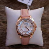 Buy Shop Coach Boyfriend Mother of Pearl White Dial Pink Leather Strap Watch for Women - 14503151 USA Online