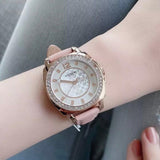 Buy Shop Coach Boyfriend Mother of Pearl White Dial Pink Leather Strap Watch for Women - 14503151 USA Online