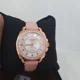 Buy Shop Coach Boyfriend Mother of Pearl White Dial Pink Leather Strap Watch for Women - 14503151 USA Online