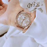 Buy Shop Coach Boyfriend Mother of Pearl White Dial Pink Leather Strap Watch for Women - 14503151 USA Online