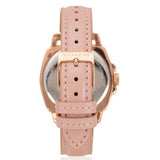Buy Shop Coach Boyfriend Mother of Pearl White Dial Pink Leather Strap Watch for Women - 14503151 USA Online