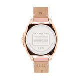 Buy Shop Coach Boyfriend Mother of Pearl White Dial Pink Leather Strap Watch for Women - 14503151 USA Online