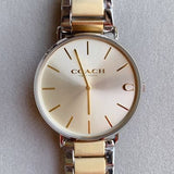Buy Shop Coach Business Analog Silver Dial Two Tone Steel Strap Watch for Men - 14602432 USA Online
