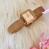 Buy Shop Coach Cass White Dial Rose Gold Mesh Bracelet Watch for Women - 14503698 USA Online