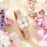 Buy Shop Coach Cass White Dial Rose Gold Mesh Bracelet Watch for Women - 14503698 USA Online