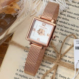 Buy Shop Coach Cass White Dial Rose Gold Mesh Bracelet Watch for Women - 14503698 USA Online