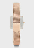 Buy Shop Coach Cass White Dial Rose Gold Mesh Bracelet Watch for Women - 14503698 USA Online