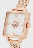 Buy Shop Coach Cass White Dial Rose Gold Mesh Bracelet Watch for Women - 14503698 USA Online