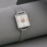 Buy Shop Coach Cass White Dial Silver Mesh Bracelet Watch for Women - 14503697 USA Online