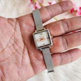 Buy Shop Coach Cass White Dial Silver Mesh Bracelet Watch for Women - 14503697 USA Online
