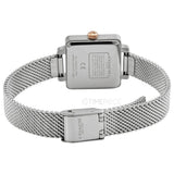 Buy Shop Coach Cass White Dial Silver Mesh Bracelet Watch for Women - 14503697 USA Online