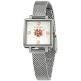 Buy Shop Coach Cass White Dial Silver Mesh Bracelet Watch for Women - 14503697 USA Online