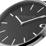 Buy Shop Coach Charles Black Dial Black Leather Strap Watch for Men - 14602149 USA Online