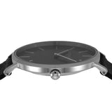 Buy Shop Coach Charles Black Dial Black Leather Strap Watch for Men - 14602157 USA Online