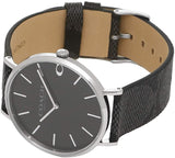 Buy Shop Coach Charles Black Dial Black Leather Strap Watch for Men - 14602157 USA Online