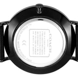 Buy Shop Coach Charles Black Dial Black Leather Strap Watch for Men - 14602434 USA Online