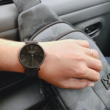 Buy Shop Coach Charles Black Dial Black Mesh Bracelet Watch for Men - 14602148 USA Online