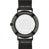 Buy Shop Coach Charles Black Dial Black Mesh Bracelet Watch for Men - 14602148 USA Online