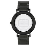 Buy Shop Coach Charles Black Dial Black Steel Strap Watch for Men - 14602431 USA Online