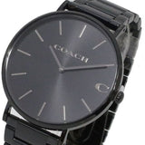 Buy Shop Coach Charles Black Dial Black Steel Strap Watch for Men - 14602431 USA Online