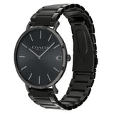 Buy Shop Coach Charles Black Dial Black Steel Strap Watch for Men - 14602431 USA Online