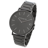 Buy Shop Coach Charles Black Dial Black Steel Strap Watch for Men - 14602431 USA Online