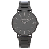 Buy Shop Coach Charles Black Dial Black Steel Strap Watch for Men - 14602431 USA Online